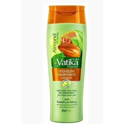 Шампунь для поврежденных волос с миндалем и медом Dabur VATIKA Naturals кондиционер для волос dabur vatika naturals moisture treatment увлажняющий 200 мл