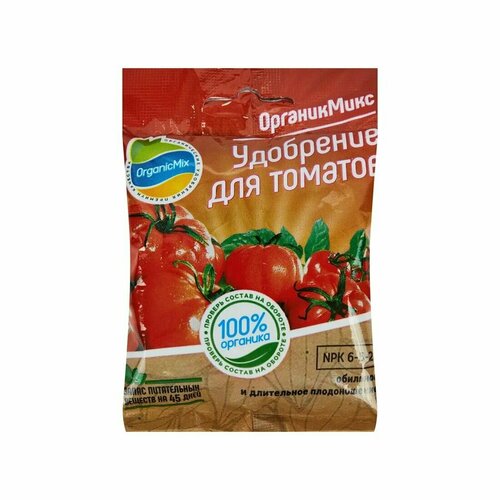 органикмикс удобрение для томатов 0 2кг Удобрение Органикмикс для томатов 50 гр