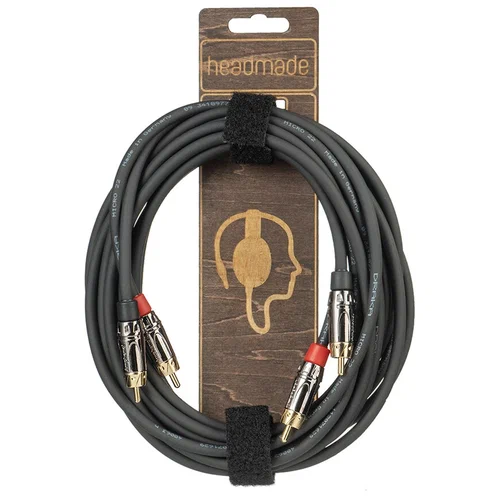 HeadMade EX-3 Interconnect 2*RCA(M) to 2*RCA(M) purple, 1m - межблочный кабель на базе Oyaide и Furutech