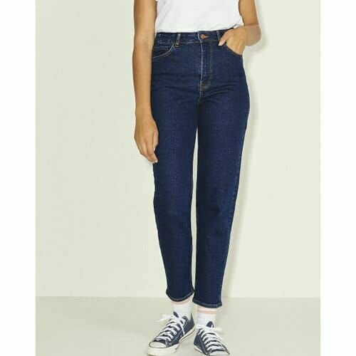 Джинсы бойфренды  мом, размер 29, синий