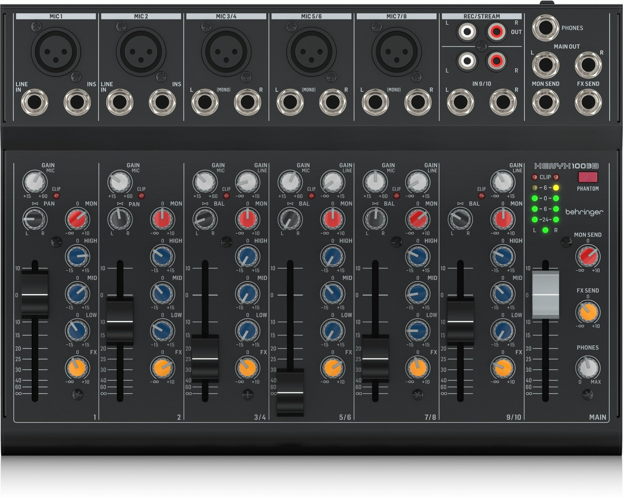 Микшерные пульты аналоговые Behringer XENYX 1003B