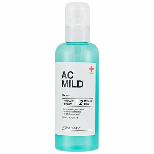 Holika Holika AC Mild Toner (Очищающий тонер), 200 мл holika holika тонер для лица holika holika ac mild toner 200 мл