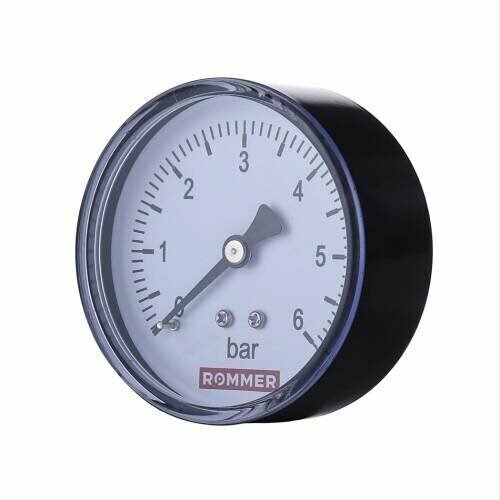 Манометр аксиальный ROMMER RIM-0009 - 14 D50 мм шкала 0-6 бар 326₽