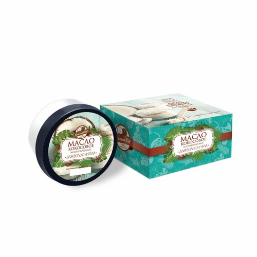 Масло кокосовое косметическое 200 мл Крымская Линия 517₽
