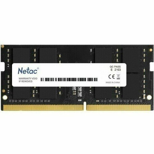 Оперативная память 16Gb DDR5 4800MHz Netac Basic SO-DIMM NTBSD5N48SP-16 828000₽