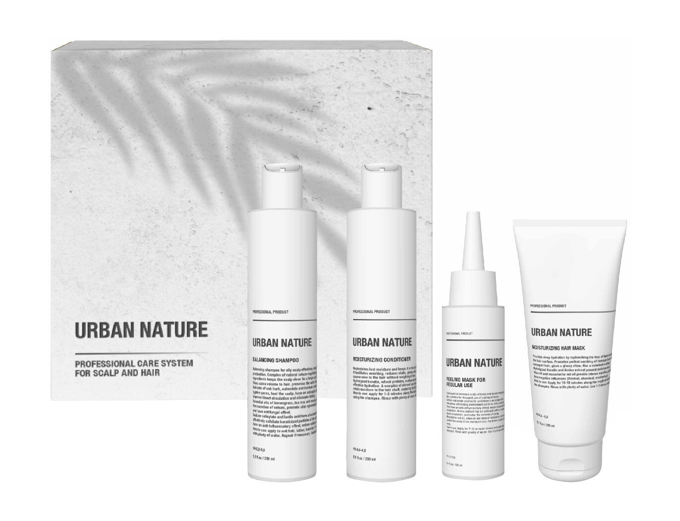 Urban Nature Набор для для домашнего ухода за жирной кожей головы и волосами (Urban Nature, ) - фото №2