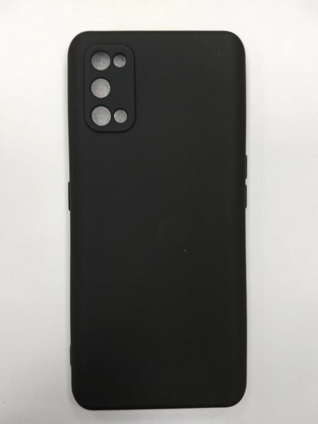 Чехол (клип-кейс) DF rmOriginal-09, для Realme 7 Pro, черный [df ] - фото №1