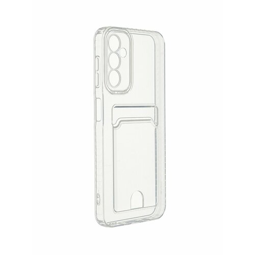 Чехол Zibelino для Samsung Galaxy A14 4G / 5G Silicone Card Holder защита камеры Transparent ZSCH-SAM-A14-CAM-TRN чехол zibelino для samsung galaxy a15 4g 5g silicone card holder защита камеры transparent zsch sam a156 cam trn