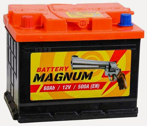 Изображение товара Аккумулятор автомобильный Magnum 60 А/ч 500 A прям. пол. Росс. авто (242x175x190)