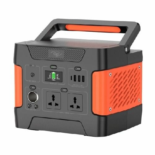 Внешний аккумулятор (Power Bank) ITEL Solar Generator 600(ISG-65), 150000мAч, черный/оранжевый