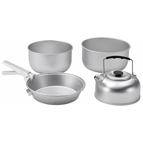 набор титановой посуды keith titanium 2 piece cook set ti6012 Easy Camp Набор посуды Easy Camp Adventure Cook Set M, Silver