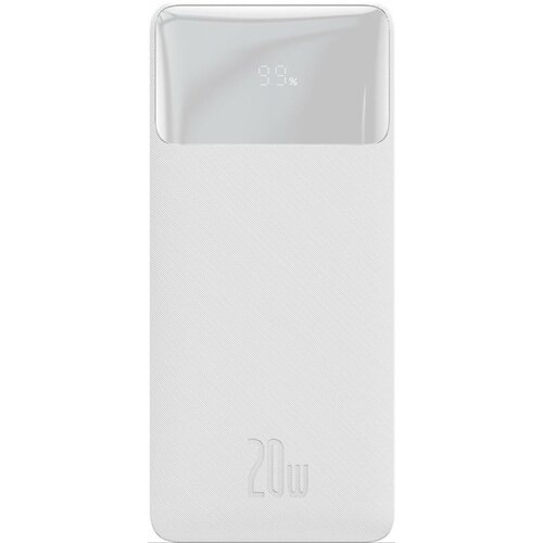 Портативное зарядное устройство Baseus Внешний аккумулятор Baseus Bipow Digital Display Power bank 10000mAh 20W Белый PPDML-L02 287200₽