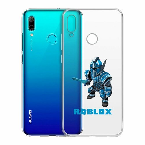 Чехол-накладка Krutoff Clear Case Roblox-Рыцарь Алар для Huawei P Smart (2019)/Honor 10 Lite (2019) чехол накладка krutoff soft case человек паук на крыше для huawei p smart 2019 черный