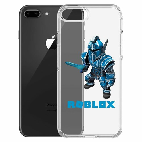 Чехол-накладка Krutoff Clear Case Roblox-Рыцарь Алар для iPhone 6/6s/7/8/SE чехол накладка krutoff clear case roblox рыцарь алар для samsung galaxy a03 a035