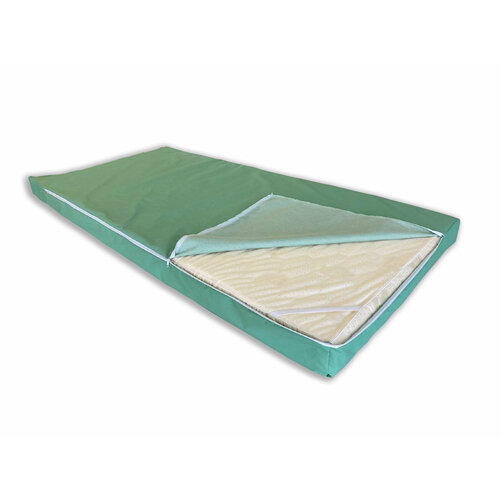 ООО Полишвей ПК Матрас ППУ в непромокаемом чехле из медицинской клеенки на молнии 80х200(190)х9