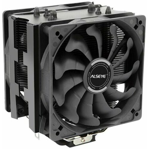 Кулер Alseye (S120D-B) кулер deepcool gamma archer bigpro lga1156 55 51 50 775 fm2 fm1 am4 am3 am3 am2 am2 940 939 754 tdp 125w 900 2000rpm 24 5 29 7dba 52 39 60