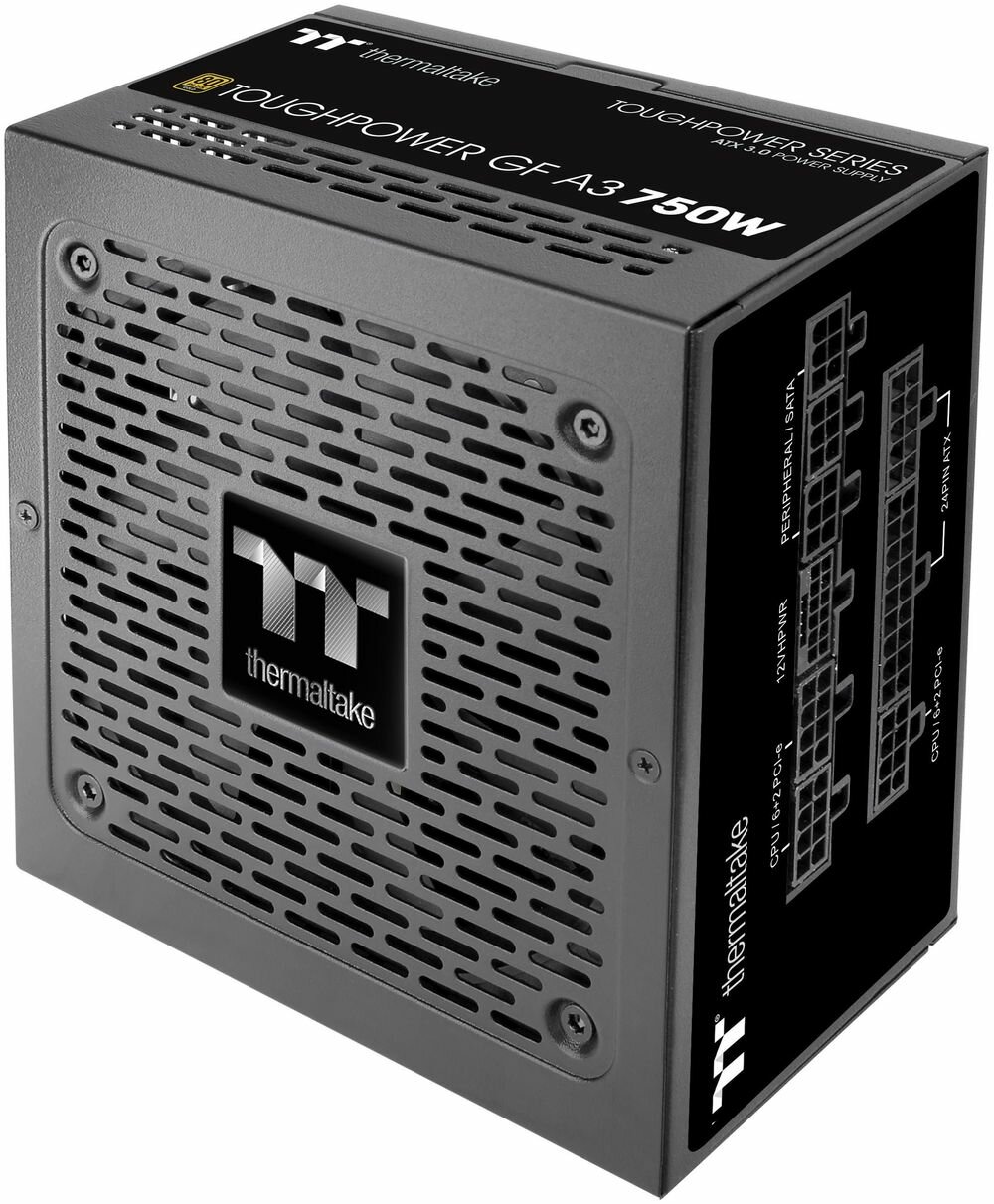 Блок питания ATX Thermaltake PS-TPD-0750FNFAGE-H 750W, 80+ Gold, 120 mm fan, Gen 5, fully modular - фото №2