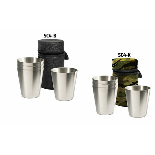 фото Набор стопок camp черный (4 шт.) fish2fish