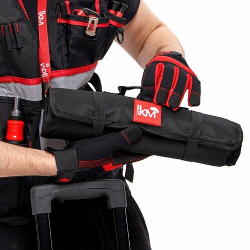 жилет монтажника км toolvestbag 23 универс регулир км lo43175 Сумка-скрутка КМ-TOOLPOUCHBAG-23 КМ | код. LO43176 | КМ-Профиль (3шт. в упак.)