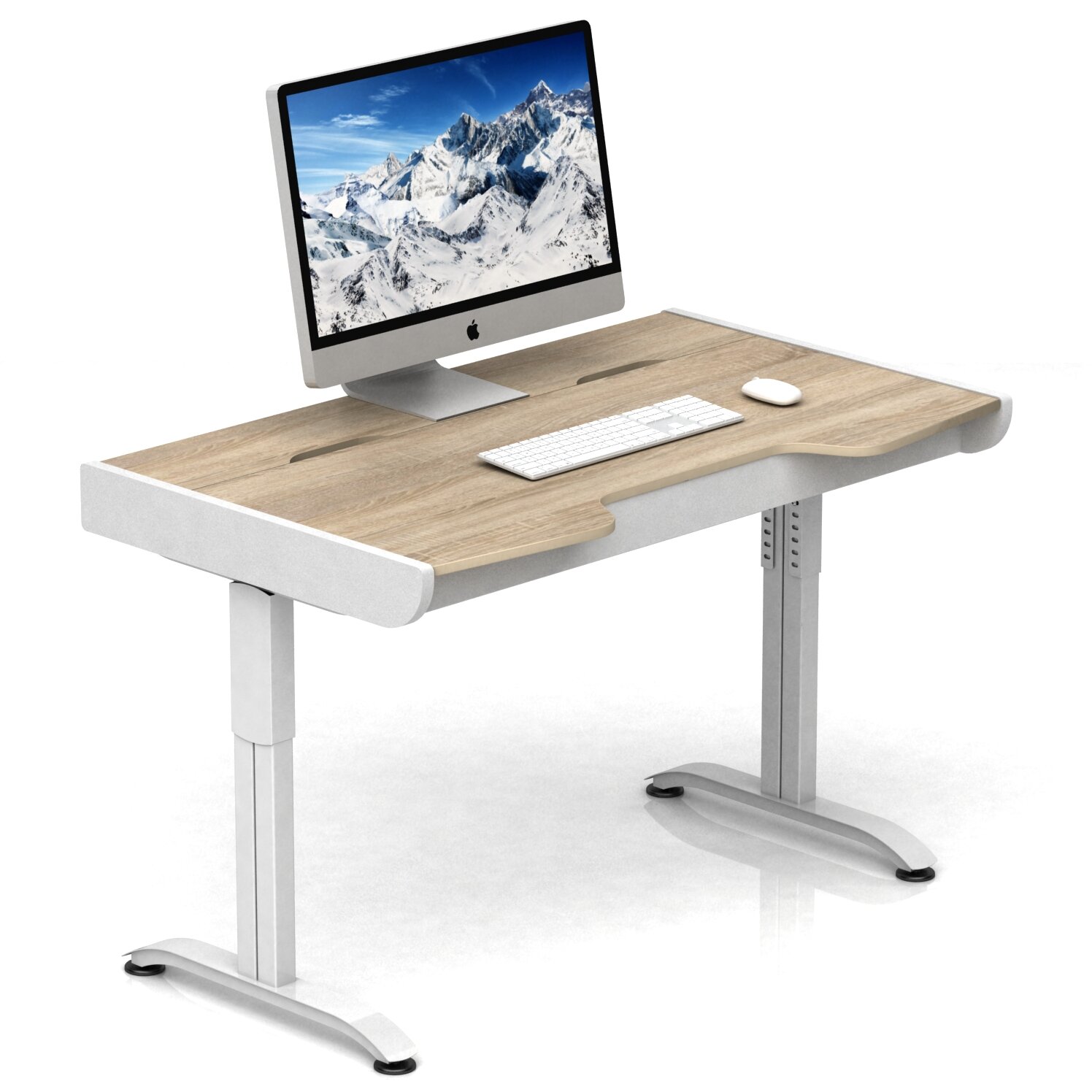 Компьютерный стол DX UNO ARENA WHITE сонома