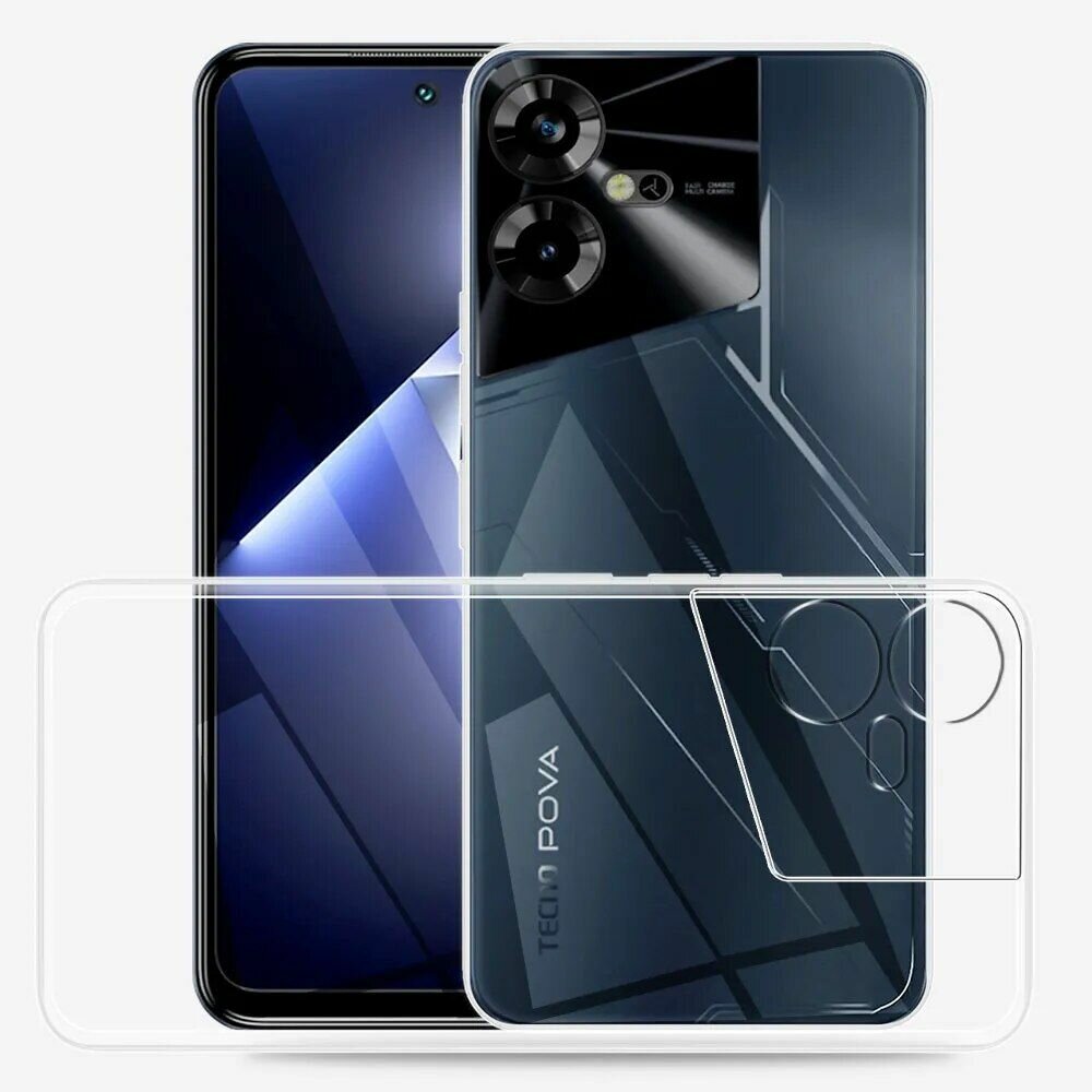 Чехол прозрачный для Tecno POVA NEO 3 4G — фото 1