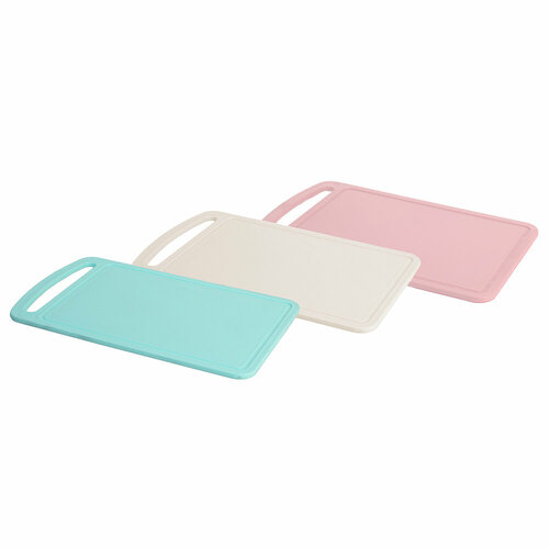 Доска разделочная пластик 31,5х19,5 см микс