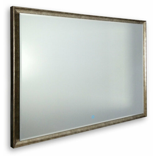 Зеркало Саросс Led-подсветкой сенсорный выключатель патина серебро 700х1000 мм