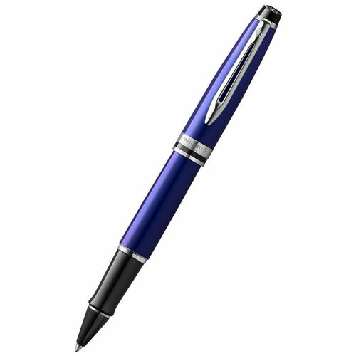 Ручка-роллер Waterman "Expert Blue Palladium" черная, 0,8мм, подарочная упаковка, 347071