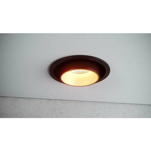 Quest Light Светильник встраиваемый, поворотный, черный с золотойй вставкой, LED 12w 3000K 810lm, IP20 TECHNO MINI black/gold