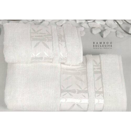 Полотенца из бамбука белые белый