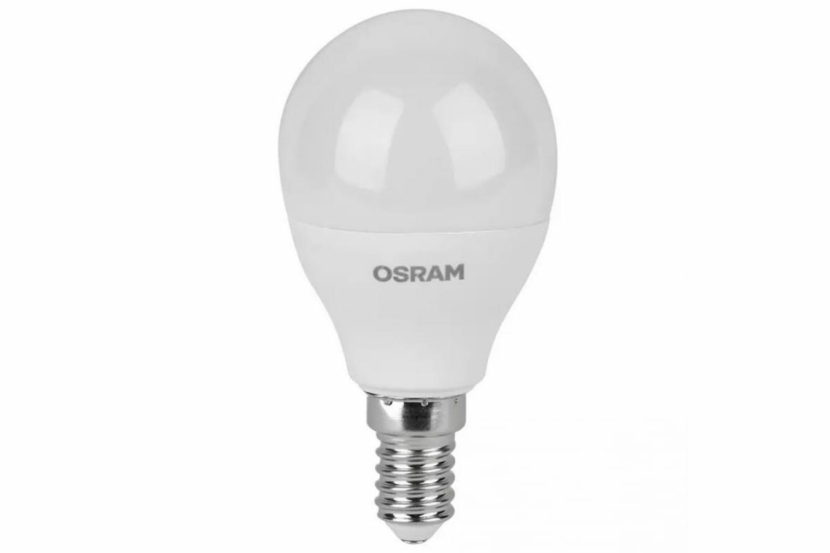 Светодиодная лампа OSRAM LED Value P 560лм 7Вт замена 60Вт 4000К нейтральный белый свет E14 4058075579651