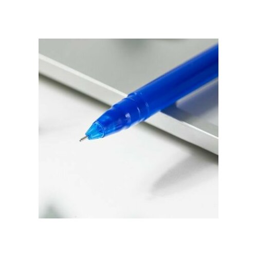 ручка гелев deli everyu eg65 bl корп прозрачный d 0 5мм чернила син Ручка Deli гелев. MaX синий d=0.5мм син. черн.