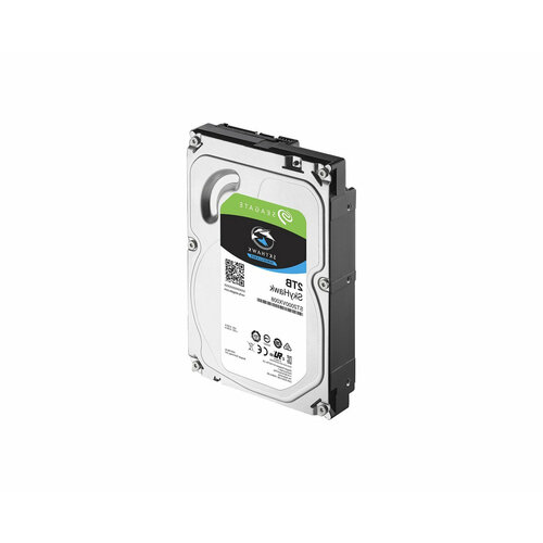 Жесткий HDD диск для систем видеонаблюдения Seagate - 2ТБ SkyHawk O42757HZ 2 тб интерфейс SATA 6 Гбитс Для видеорегистраторов 951800₽