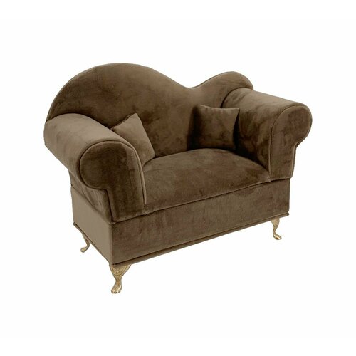 Шкатулка для Украшений Arya из Велюра 23x10x175 Wipe Темно-бежевый 1199₽