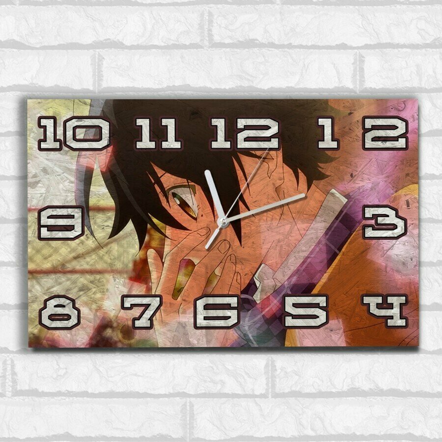 Настенные бесшумные часы ОСП, аниме Sasaki and Miyano - 4498