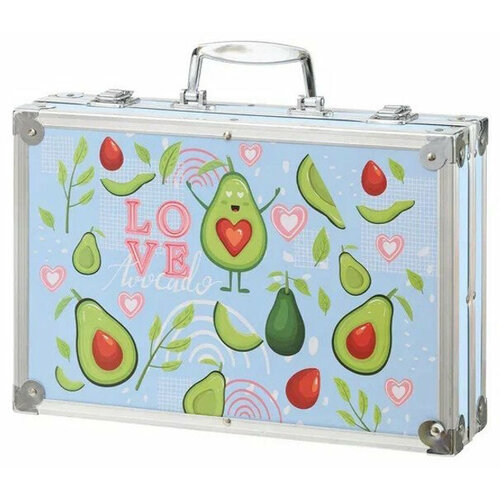 Набор подарочный BASIR авокадо 145 предметов, кейс с ручкой