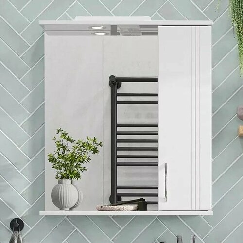 Зеркало Sanstar Вольга 70 белое 22.1-2.4.1.