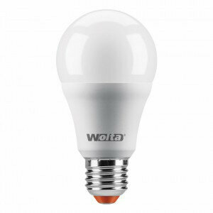 Светодиодная LED лампа Wolta лампа ЛОН A60 E27 15W(1300lm) 3000K 2K 2K 115x60 25Y60BL15E27 (упаковка 10 штук)