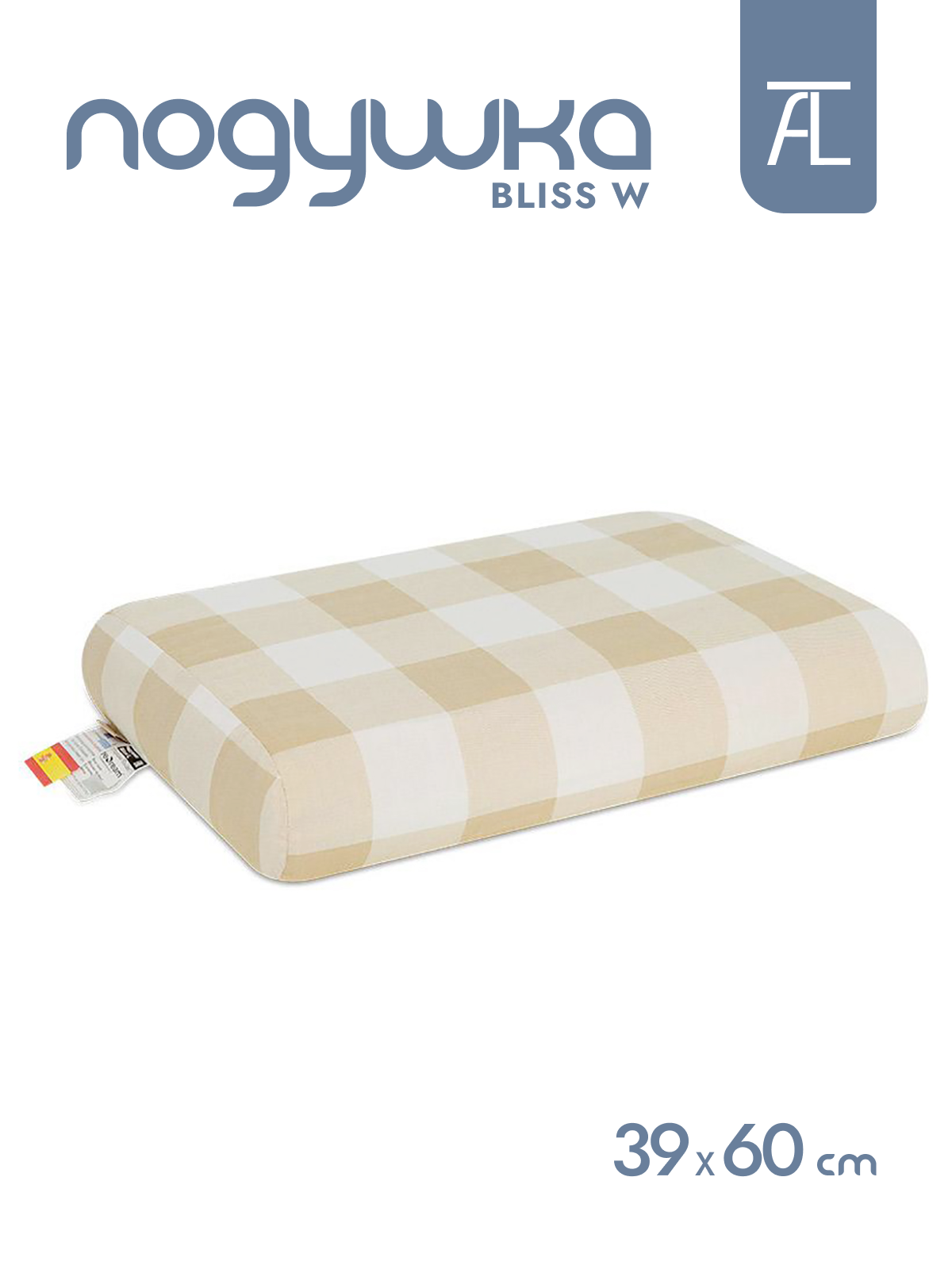 Подушка Bliss W мягкая Mr.Mattress из соевой пены, 39х60 см