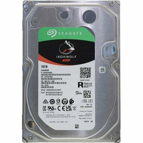 Жесткий диск Seagate IronWolf ST10000VN000 3220000₽