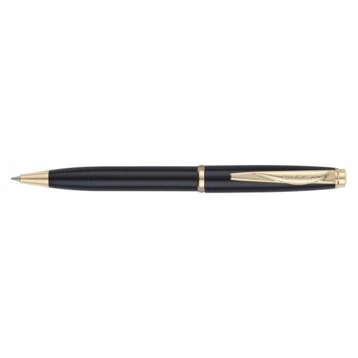 Ручка шариковая Pierre Cardin GAMME Classic, латунь/нержавеющая сталь, цвет черный (PC0921BP)