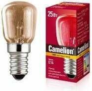 Camelion лампа накаливания декоративная (для шв.машин) E14 25W(180lm) прозрачная 58x26 25/P/CL/E14 (3 шт.)