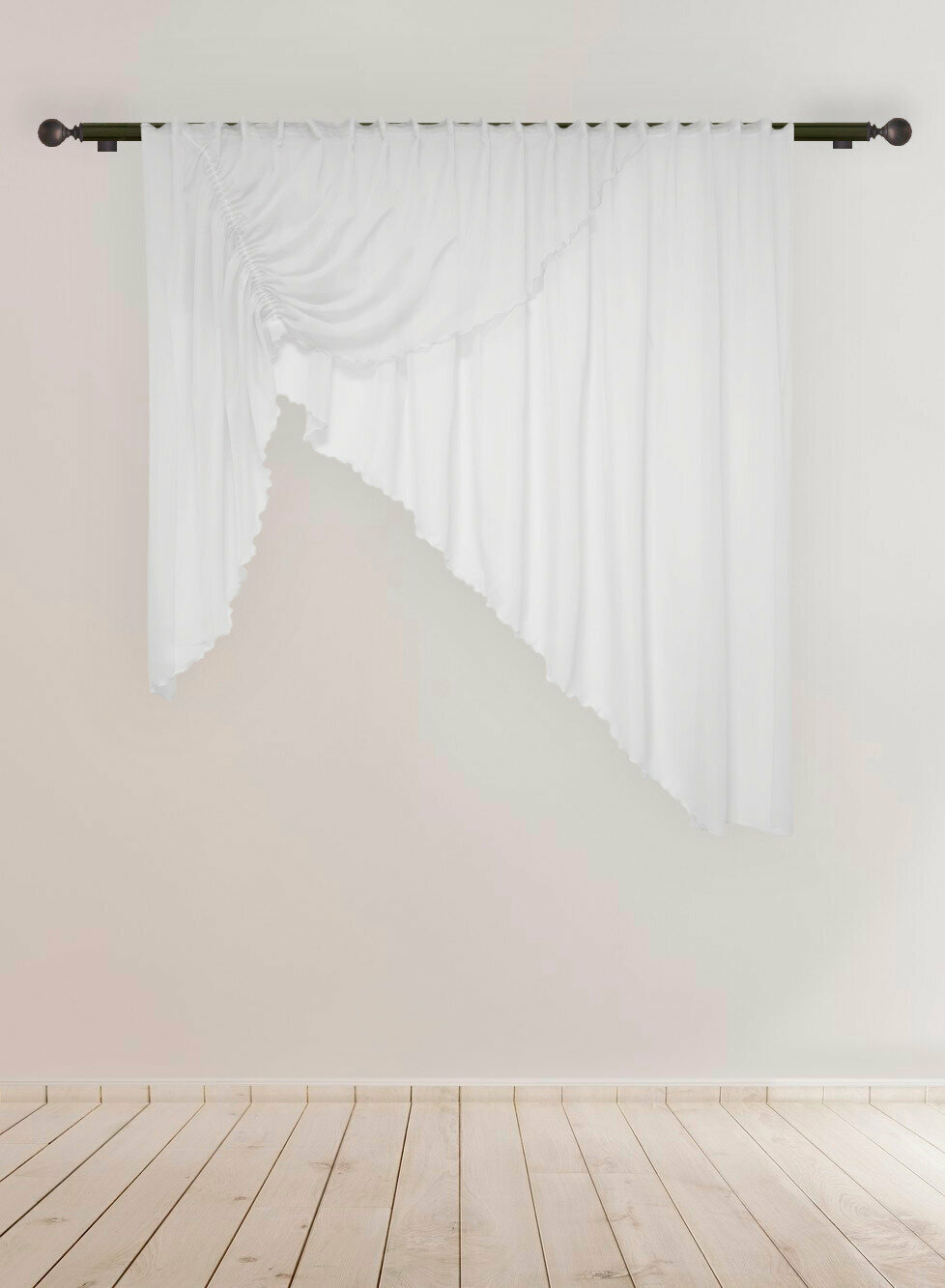 Комплект штор Лепесток тюль (вуаль) ширина 290 высота 175 см Фиолетовый