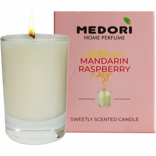 Свеча ароматическая Medori Mandarin raspberry, 70 мл