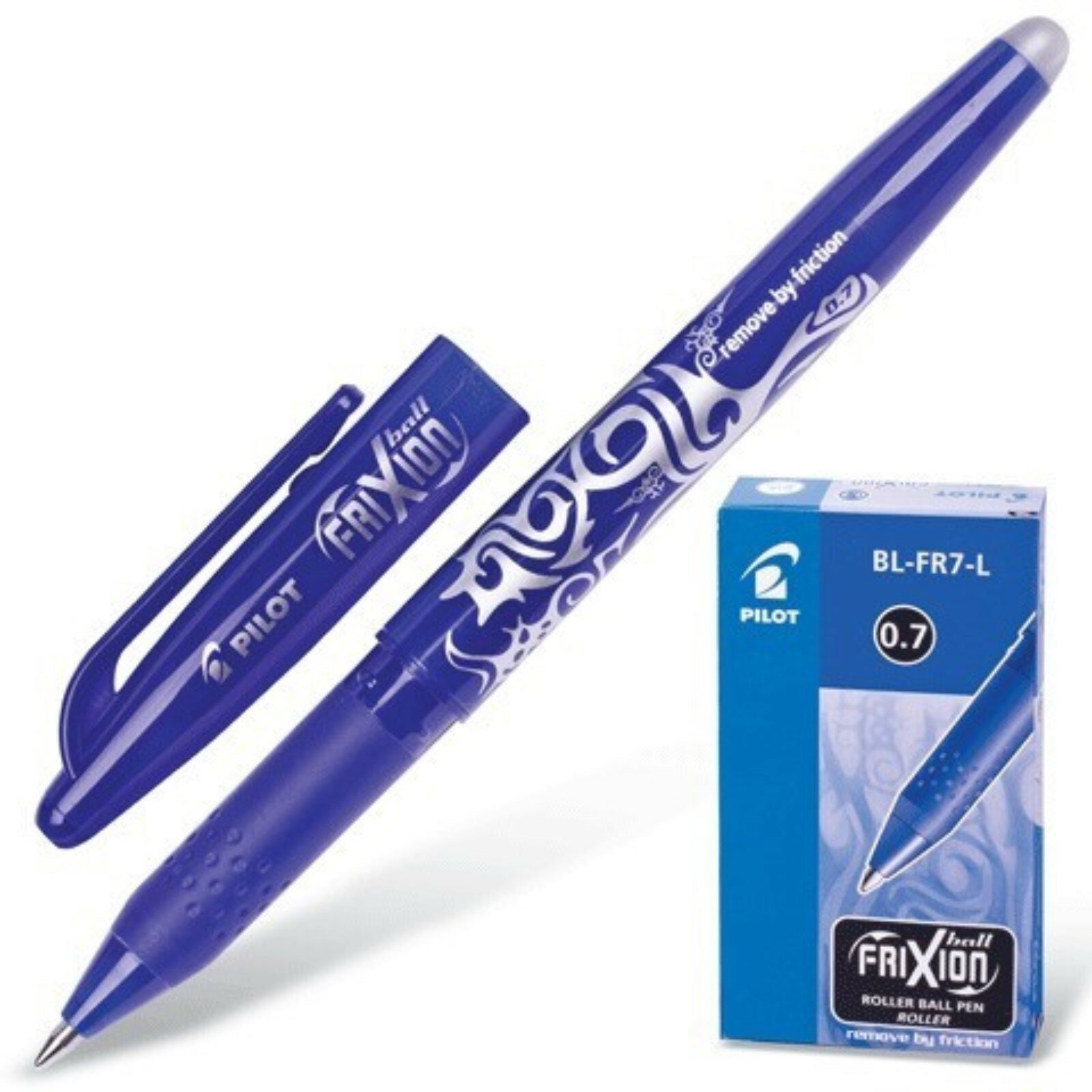 Ручка гелевая стираемая Frixion, узел 0.7 мм, чернила синие