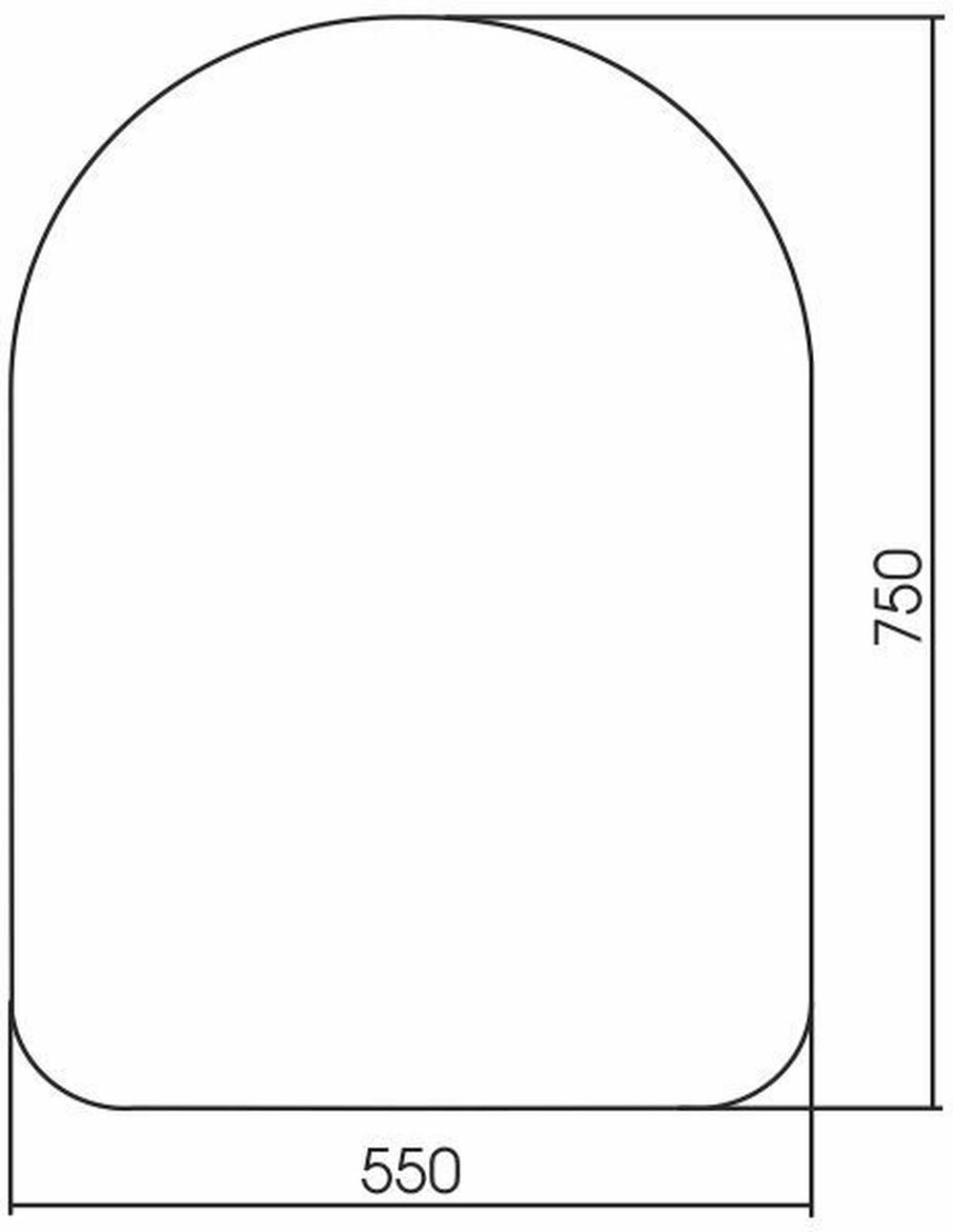 фото Зеркало гротеск SILVER MIRROR серебро 55х75 см