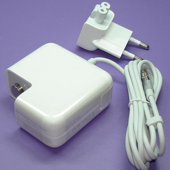 Блок питания (сетевой адаптер) AMPERIN для ноутбуков Apple 14.5V 3.1A 45W MagSafe L-shape REPLACEMENT