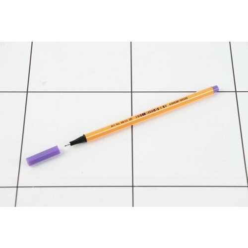 кружка машенька просто космос фиолетовая внутри и фиолетовая ручка Ручка кап. 0,4мм Point 88 фиолетовая Stabilo
