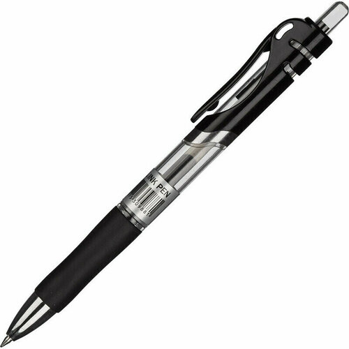 Ручка Ручка гелевая автоматическая Attache Hammer черный стерж, автомат, 0,5мм 3 шт