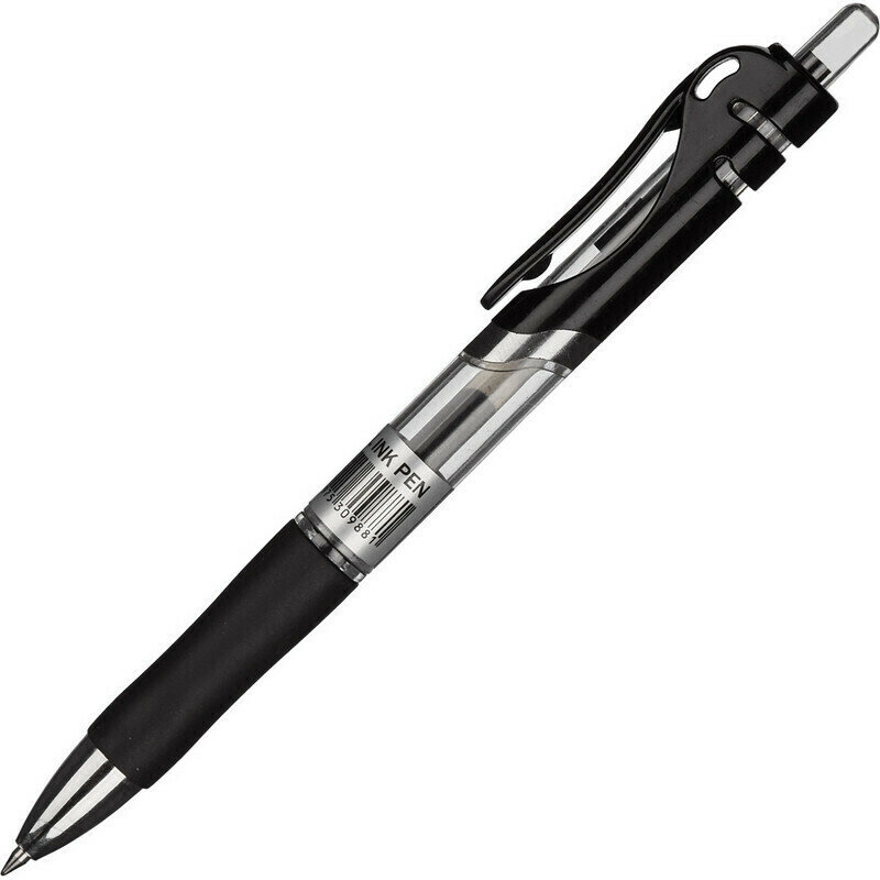 фото Ручка Ручка гелевая автоматическая Attache Hammer черный стерж, автомат, 0,5мм 3 шт